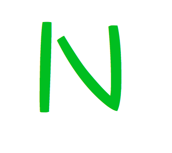 Kvinnoalfabetet bokstaven N